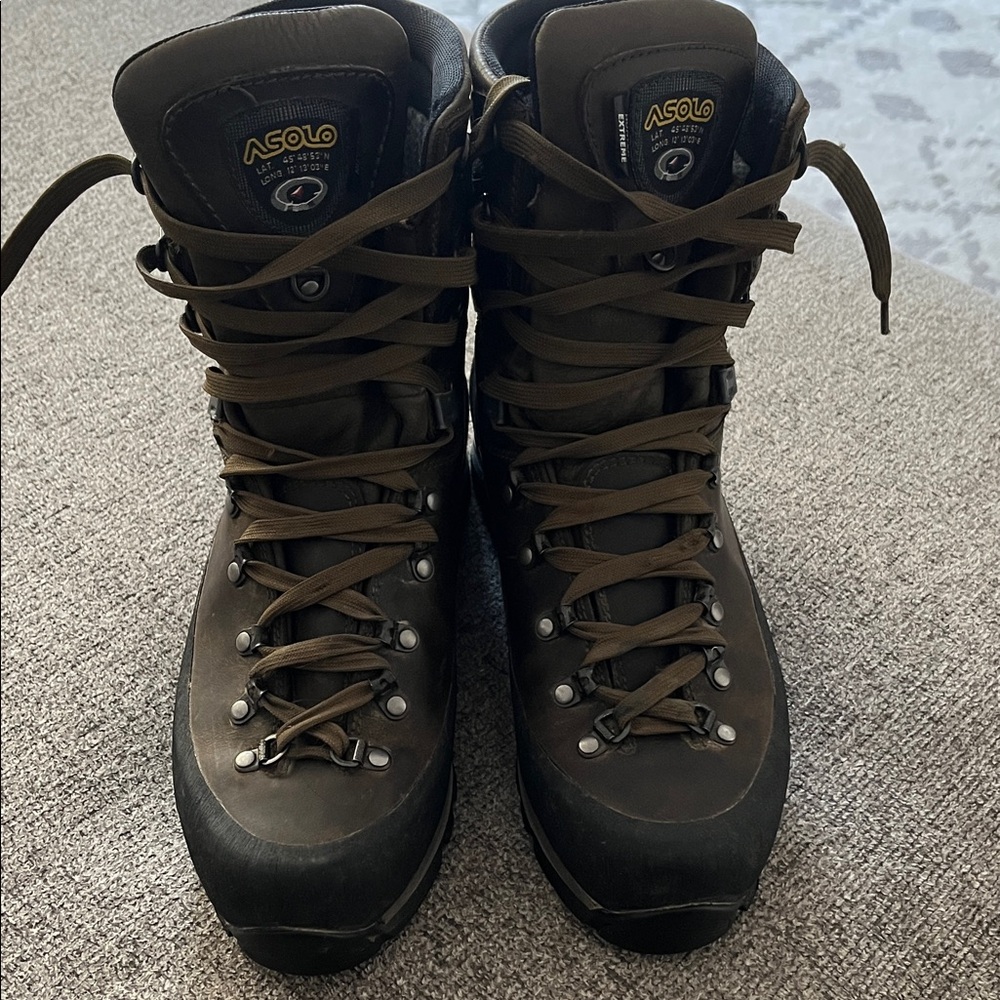 Asolo Men's Dark Brown Waterproof Hiking Boots